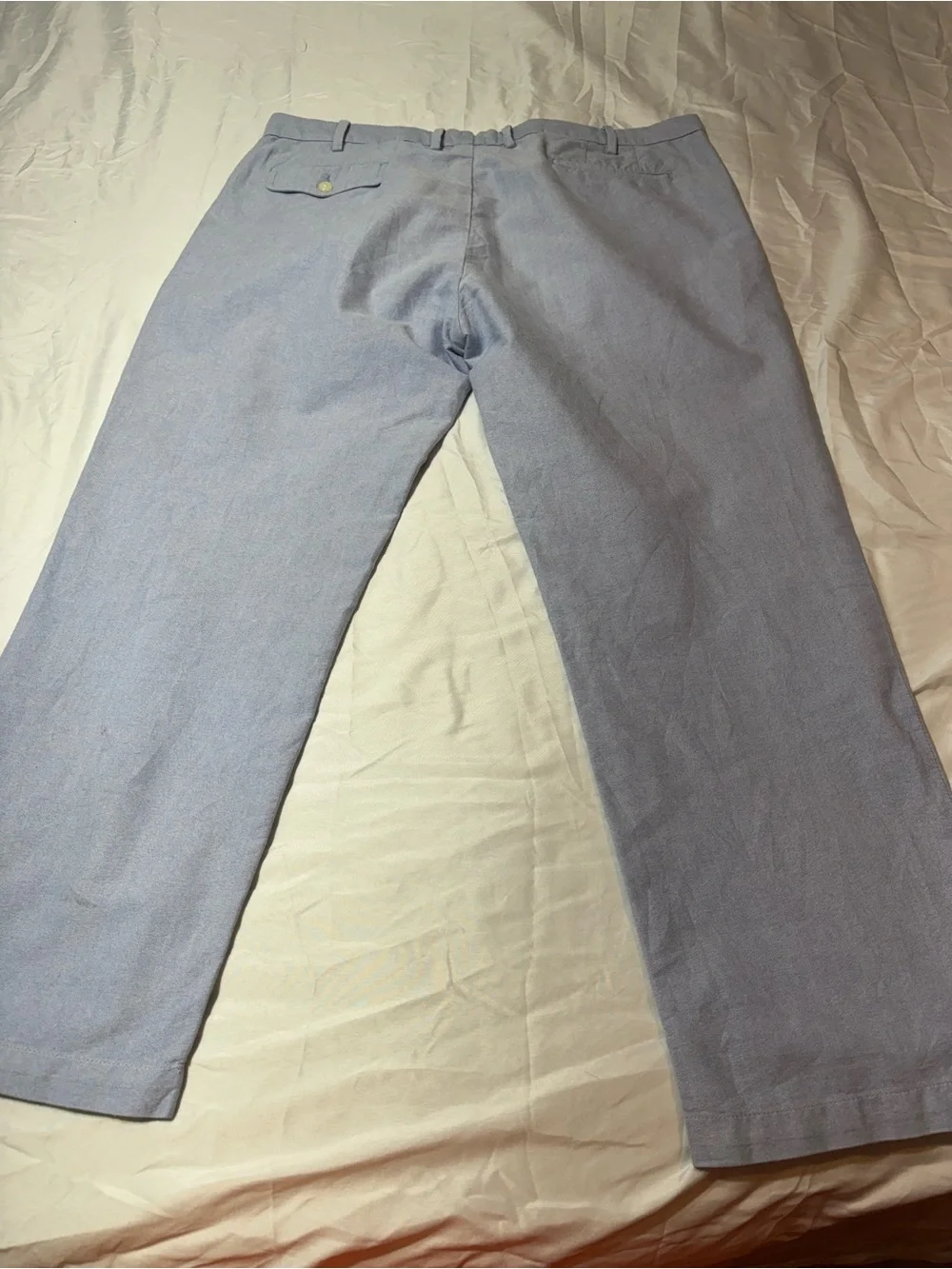 Polo Ralph Lauren Preston Pants Mens 40x30 Light Blue Chino Cotton Straight Fit
